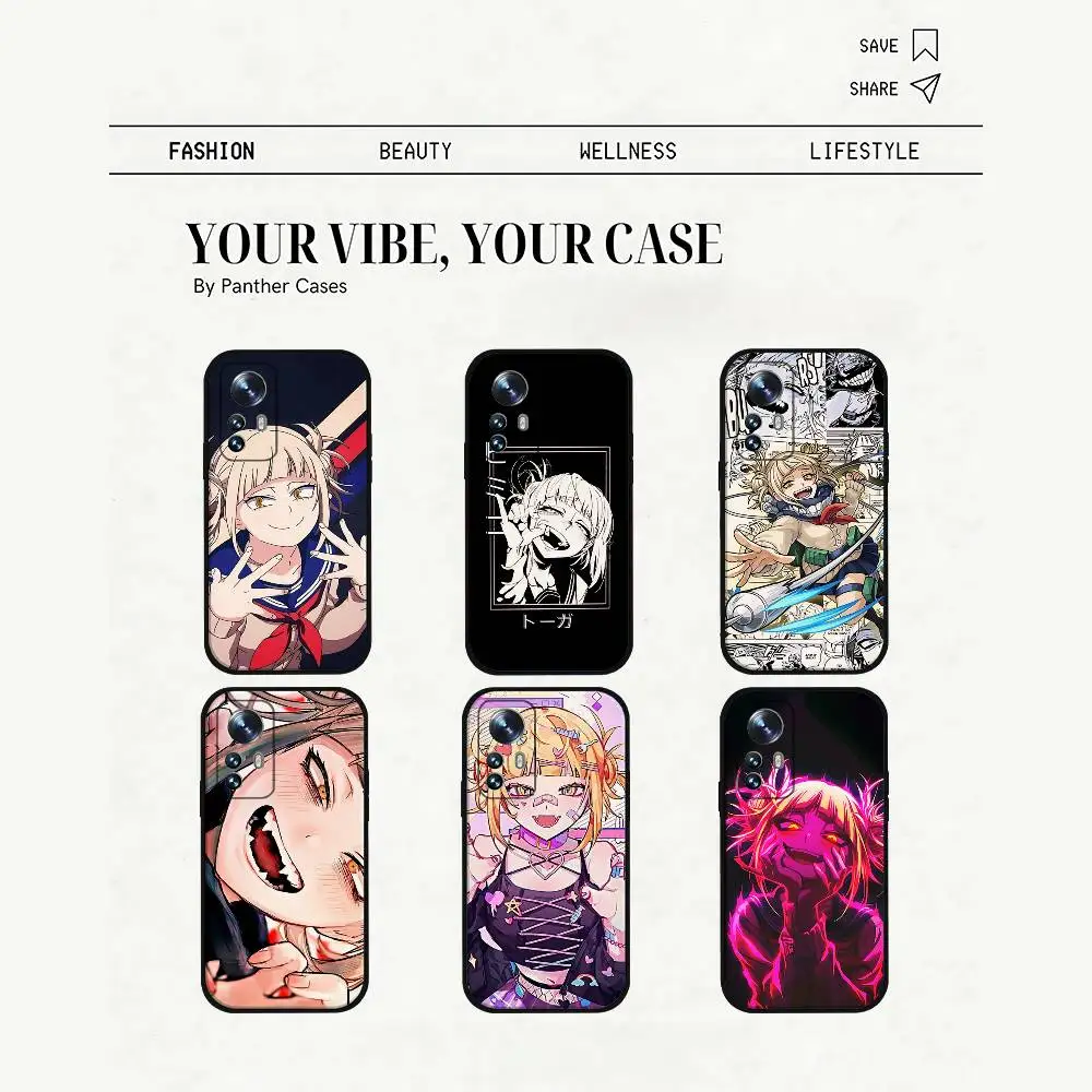 

Anime Cool S-Toga Himiko-H Phone Case For Xiaomi 11 12 Redmi Note 11 5G 8T 9A 9 10T Note 8 9 12SUltra Shockproof, Slim, Black,Ca