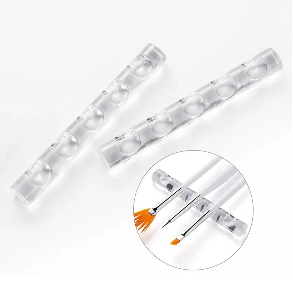 5 siatek akrylowy stojak na pędzle do paznokci półka malowanie uchwyt na długopis stojak kolorowy stojak na pędzle żelowe UV