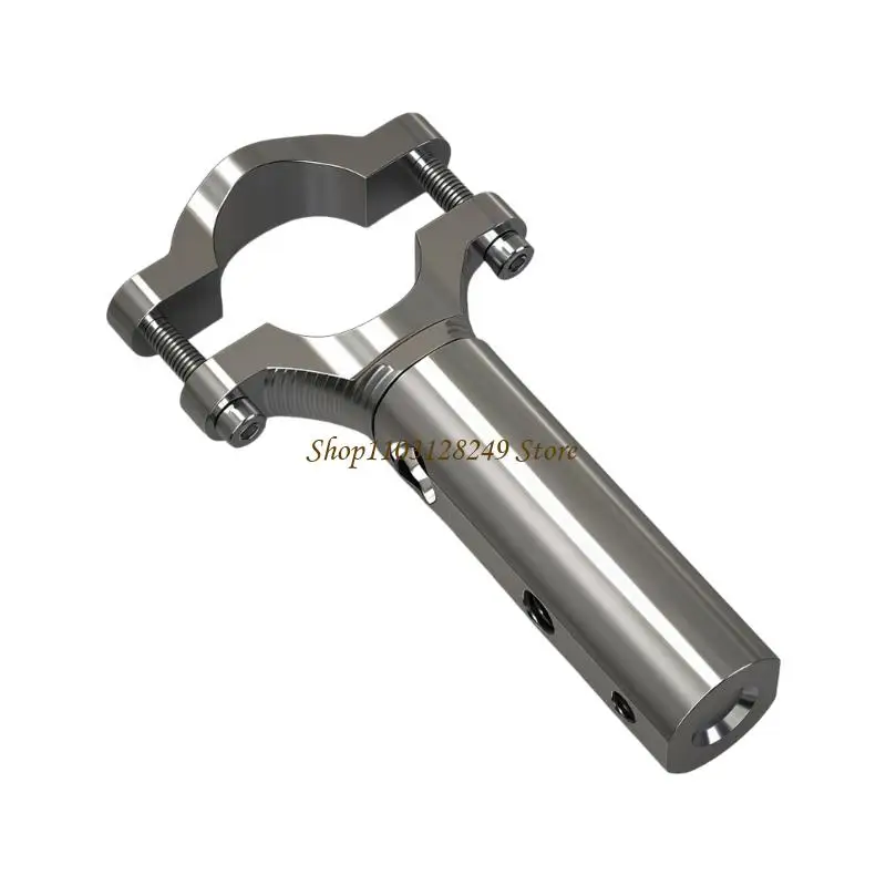 Motorcycle Spotlight Mount Bracket for 19-33 Mm Bars, 66 Mm Aluminum Handlebar Extension with Split Clamp