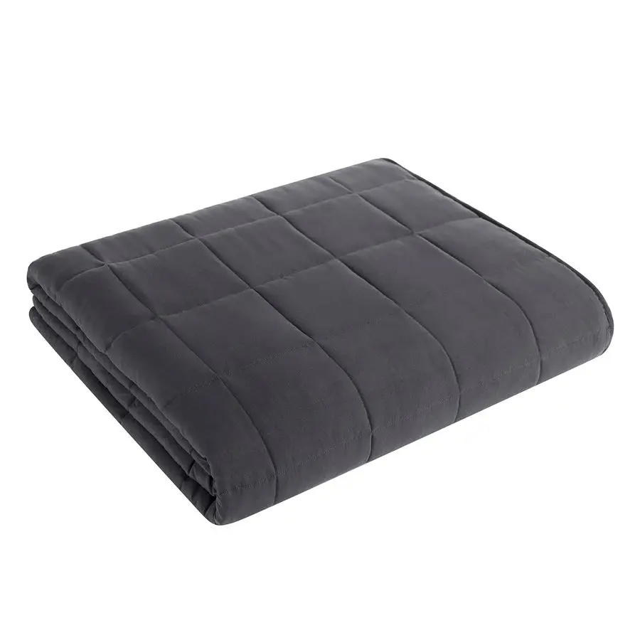 

Size Weighted Blanket 20lbs 88x104 Cooling Breathable Heavy Blanket with Glass Beads for Adult AllSeason