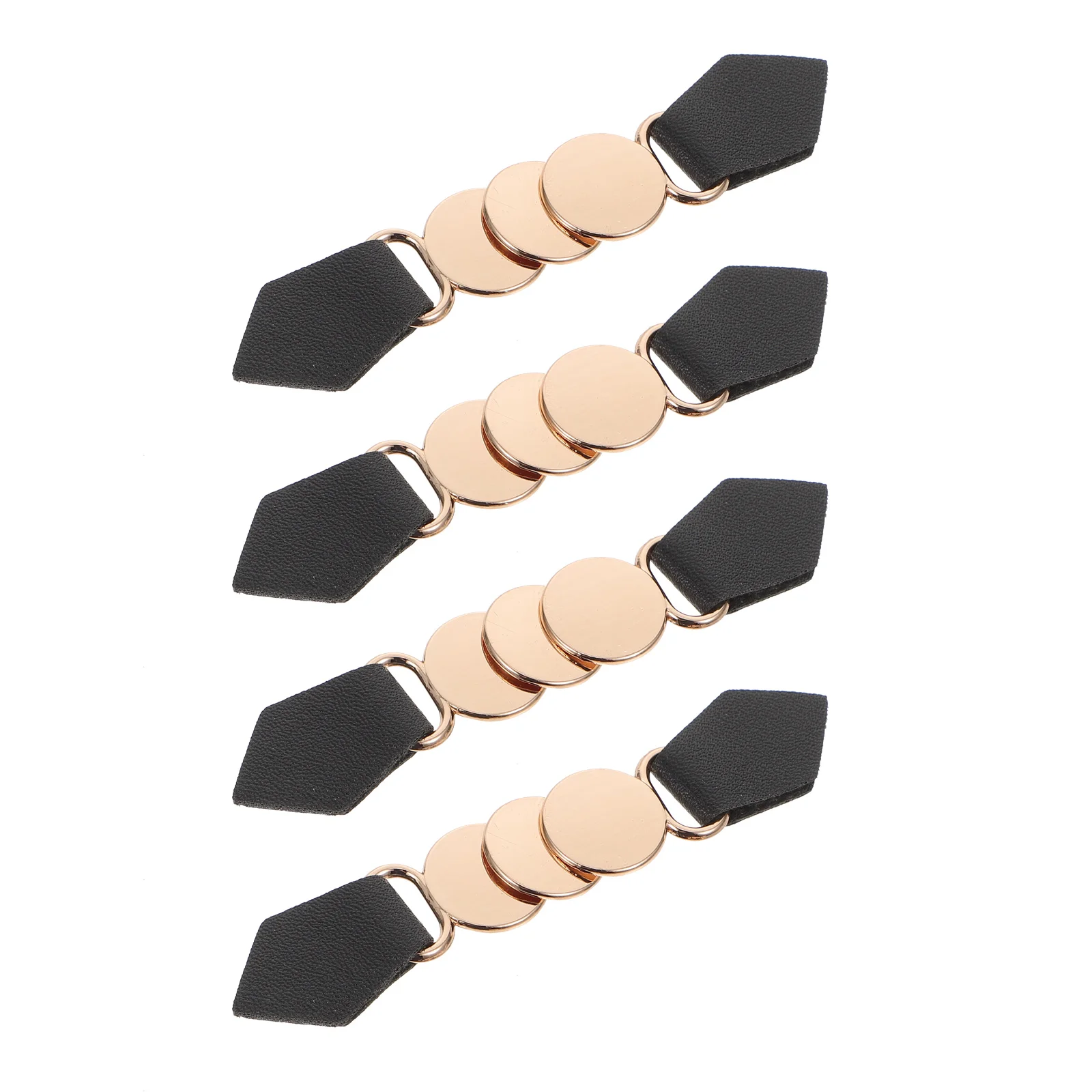 

4 Pcs Buckle Metal Artificial Dress Waistb Buckles Coat Toggle Clasps Dress Waistb Fashionable Simple Design