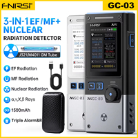 FNIRSI GC-03 3-IN-1 Electromagnetic Radiation Detector, Electric & Magnetic Field Strength, RF Power, Temperature Monitor Safety