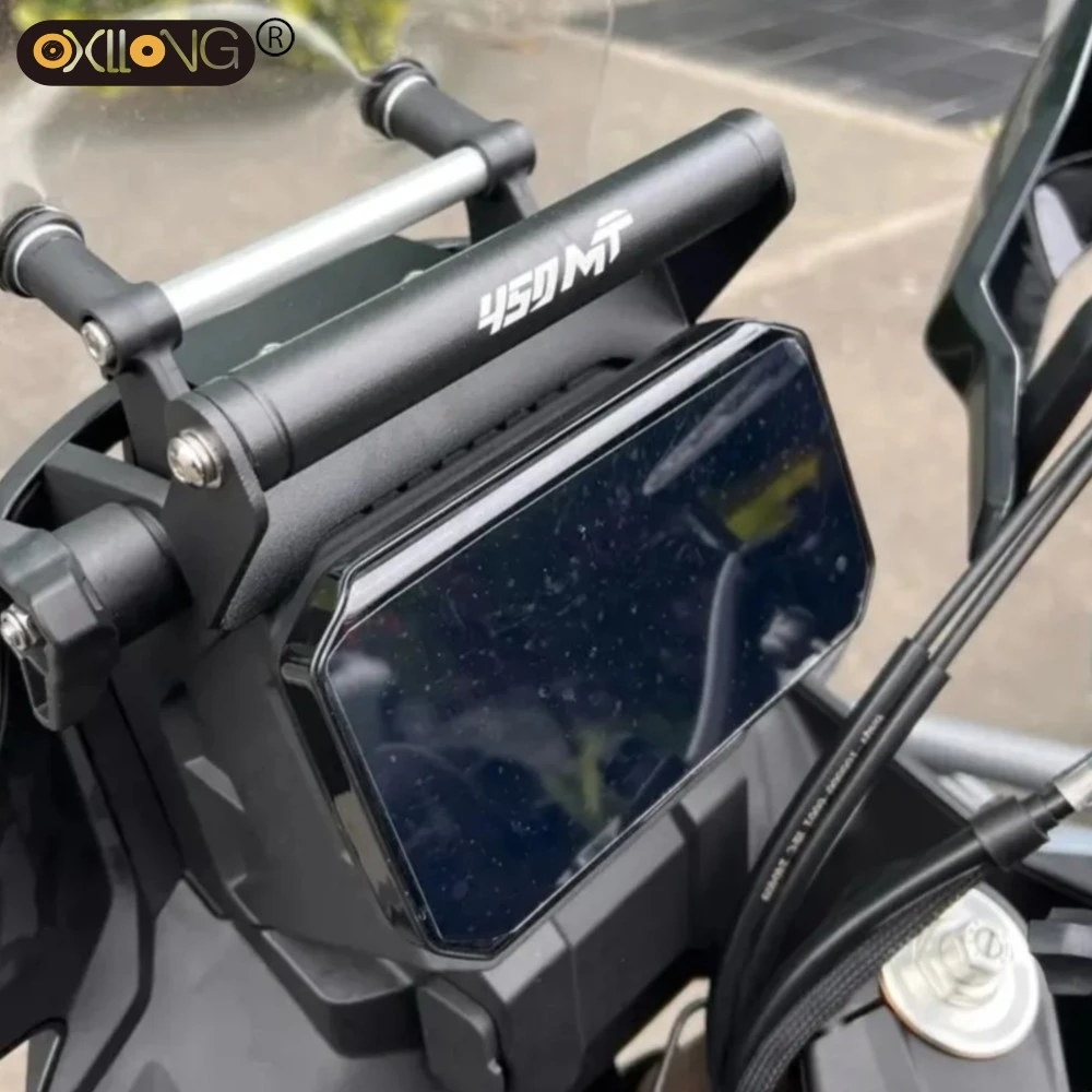 

For CFMOTO IBEX 450 MT 2024 2025 450MT IBEX450 MT450 Motorcycle Accessorie GPS Phone Holder Stand Navigation Extension Bracket