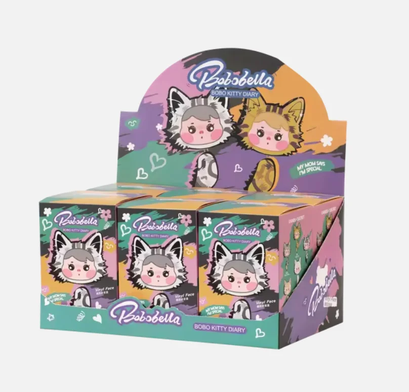 Nieuwe Bobobella V4 Mysterieuze Blind Box Bag Fuzzy Trendy Fun Party Pluche Collectie Speelgoed Pop Figuur Ornament Decor Kawaii Gift