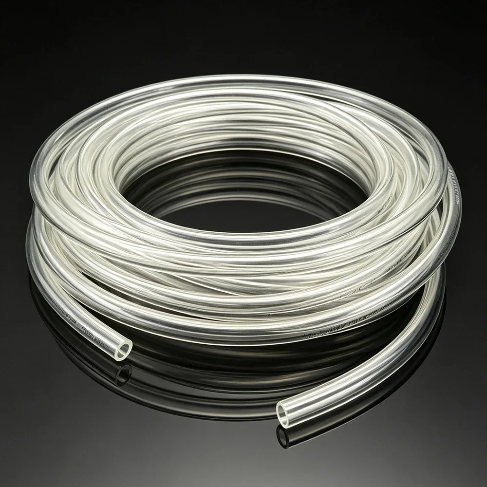 High Pressure Anti-Leak Clear TPU Petrol Hose Oil Resistant Flexible Pipe ID 4mm~16mm for Household Fuel Pump Lawn Mower