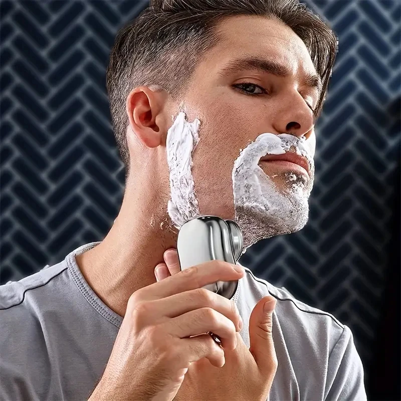 Upgrade Your Shaving Game with This Men\'s Capsule Electric ShaverPortable Smart & Ready for Any Adventure!