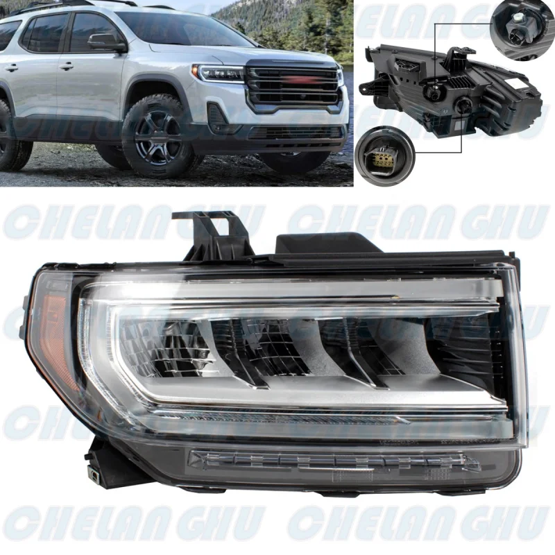 

Headlight Headlamp Assembly Fit for GMC Acadia 2020 2021 2022 2023 Car accessories Right Side