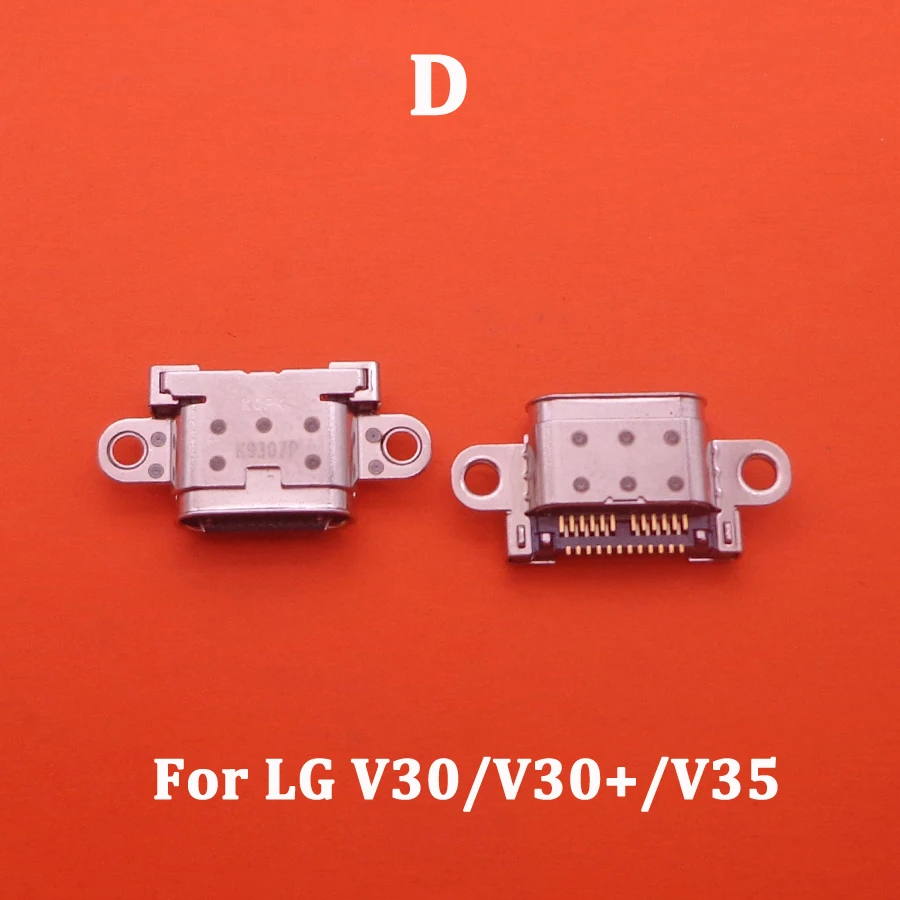 2PCS Type C USB Charging Dock Connector For LG G8 ThinQ G820 G8S G7 Q7 G6 G600 G9 G900 Q92 V60 V50 V40 V30 V35 V30S Charger Port