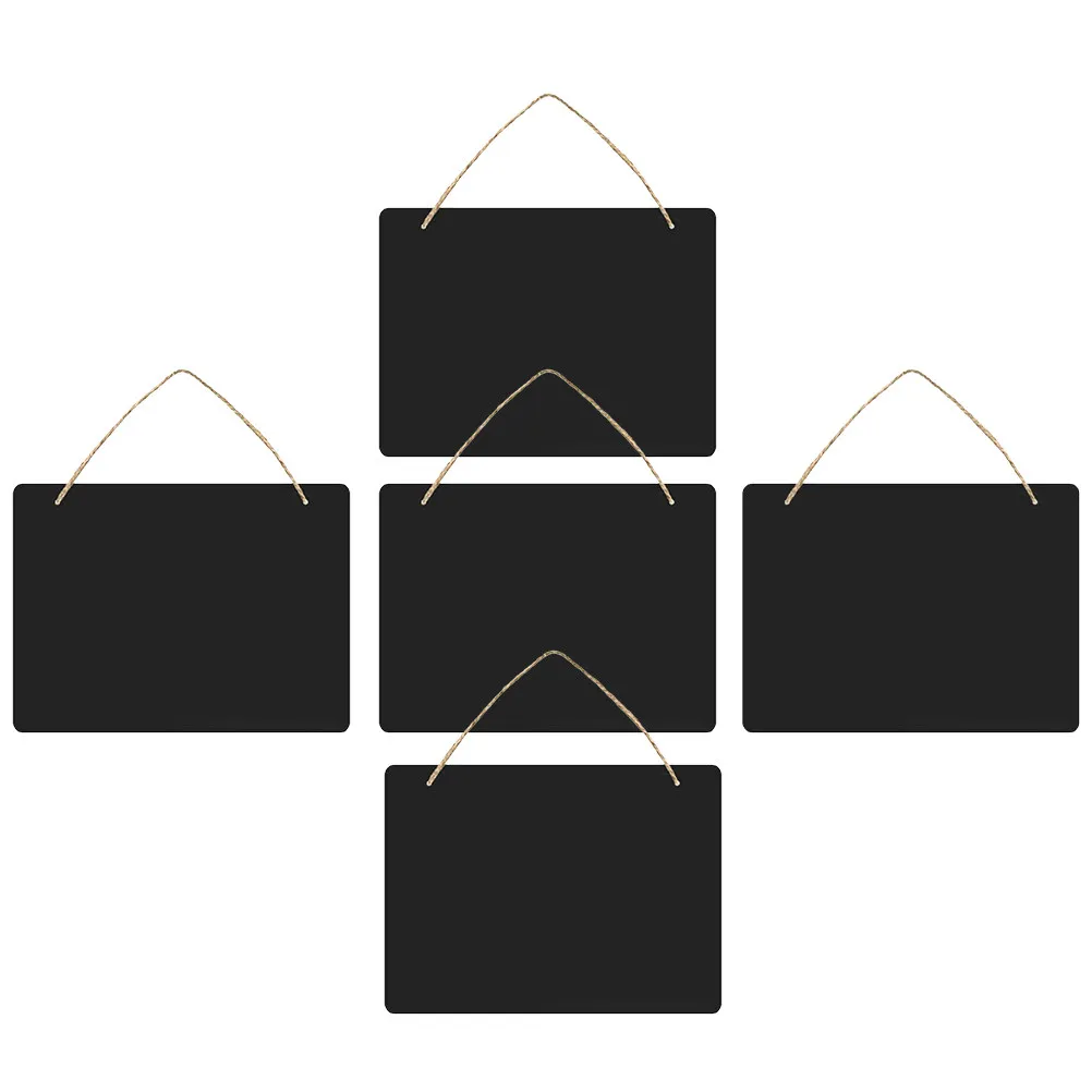 5pcs-wooden-small-hanging-chalkboard-signs-wooden-board-christmas-sign-blank-message-boards-wall