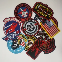 Top Gun Tomcat Chapter American VF-1 Pilot Armband ironing Embroidery Patch for Sew Clothes Badge Jacket Sticker Applique