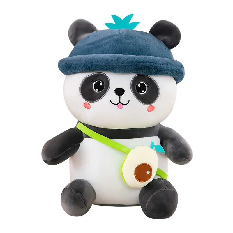 Süße Kawaii gefüllte Panda-Puppe, Plüschtier für Kinder, Geburtstag, Weihnachten, Geschenk, bezaubernder Cartoon, Yoyou Pandadun, Rucksack, Buddy