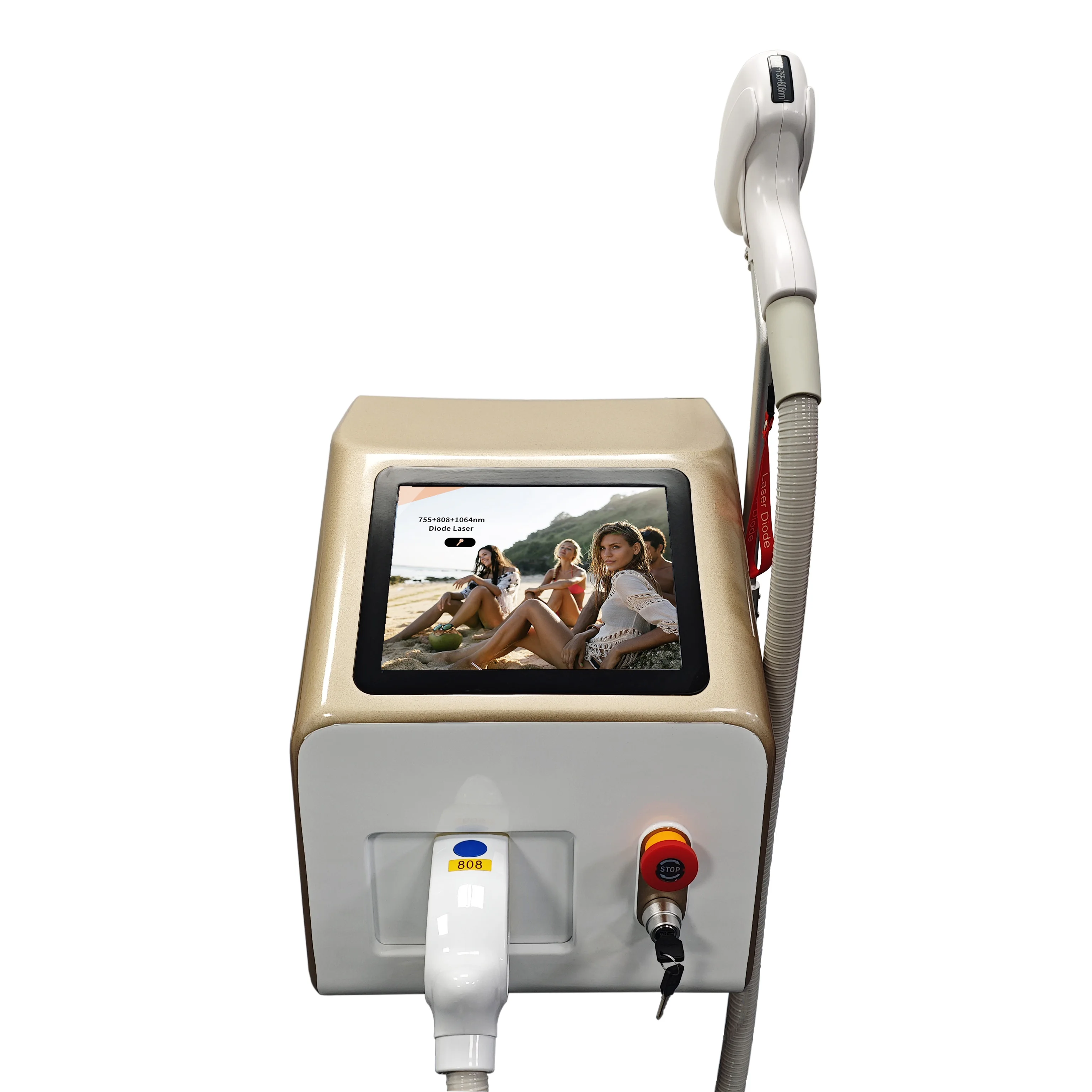 2026 Diode Laser755 808 940 1064NM Multi Wavelengths Hair Removal Machine Cooling Head Painless Laser Epilator Face Body Hair Re
