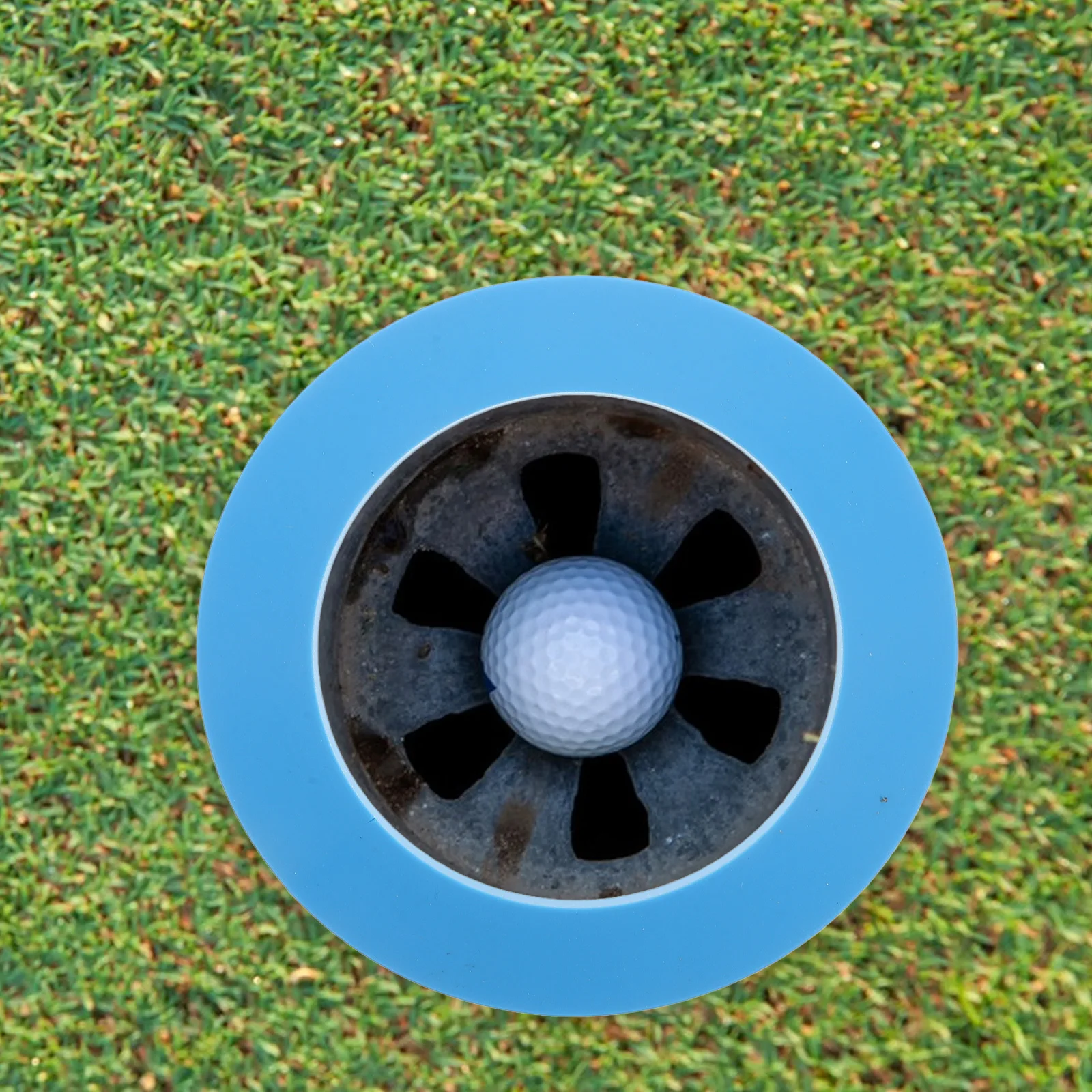 

Golf Putting Cup Ring Portable Blue Training Aid for Outdoor Backyard Golf Practice and Accuracy Improvement Putting Green Cups