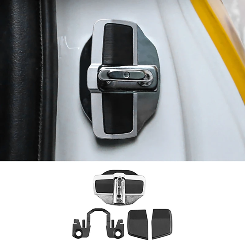 1 Set Door Stabilizer Door Lock Protector Latches Stopper Covers for Honda Accord Civic CRV HRV