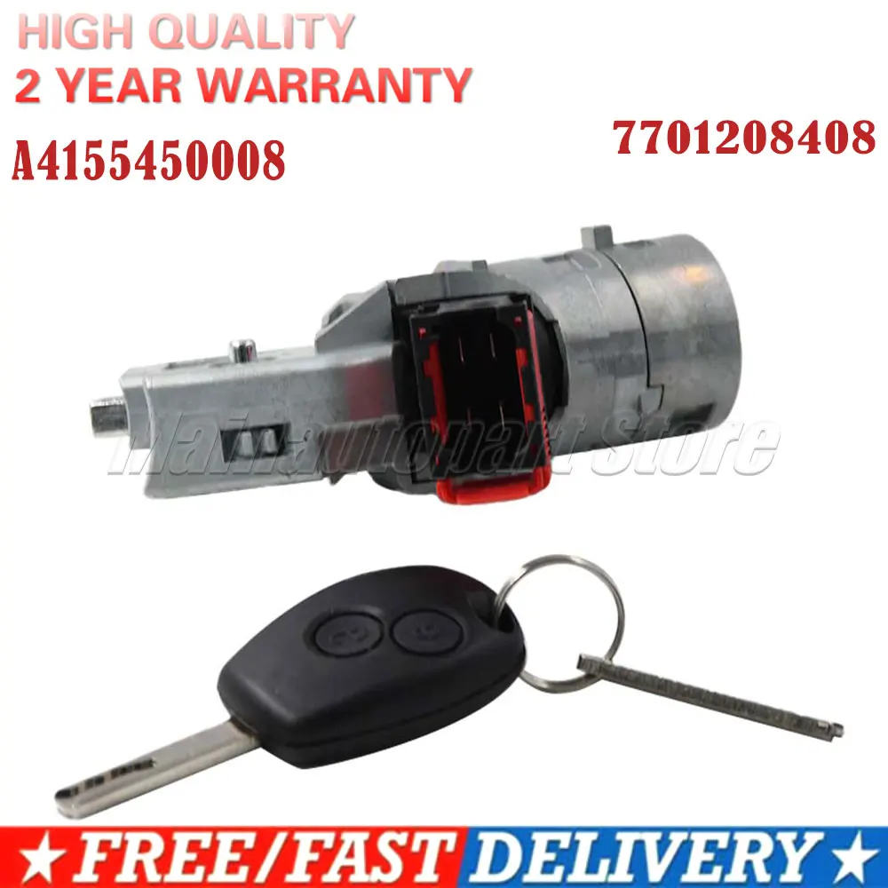 

Ignition switch for Renault clio MK3 Modus Kangoo Twingo 2005-2012 ignition barrel key 8200214168 7701208408