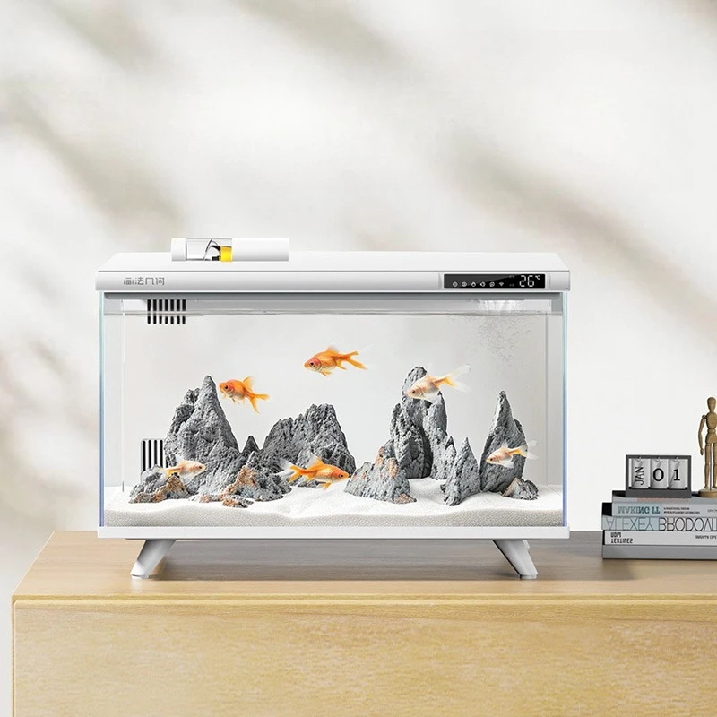 New Model Smart Fish Tank App Connection Home Living Room Desktop Ecological Landscaping  Fish tank Aquarium