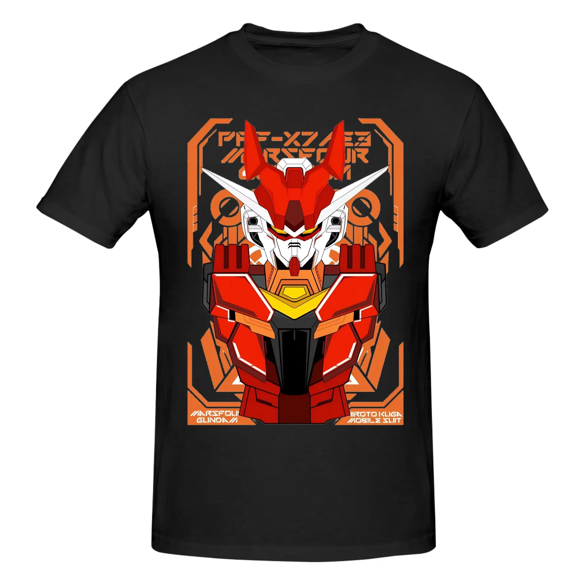 

Mecha Warrior Gundam Anime T-Shirt Cotton Tee Tops Summer O Neck Tshirt Casual Short Sleeve Clothing 2026 Summer