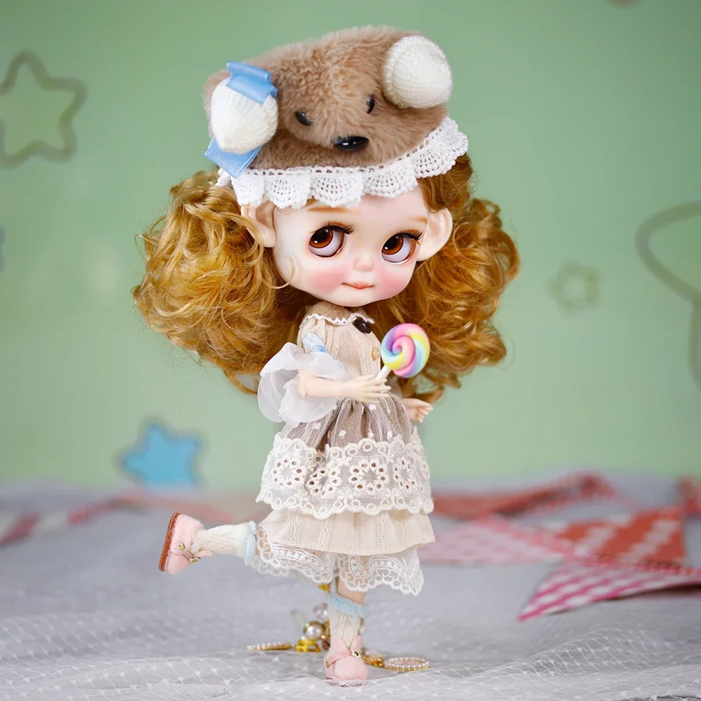 ตุ๊กตาบลายธ์ ICY DBS ผิวขาวเนื้อแมท หน้าตาเหมือนกำลังหลับตา น่ารัก ซน สาวน้อย แต่งหน้า ตุ๊กตา 30 ซม. ของขวัญวันเกิด/เทศกาล