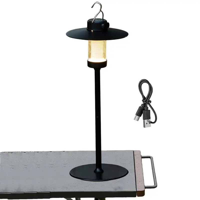 Lampa kempingowa wodoodporne LED na akumulator latarnia zewnętrzna magnes latarnia zewnętrzna USB do ładowania na kemping wędrówki BBQ