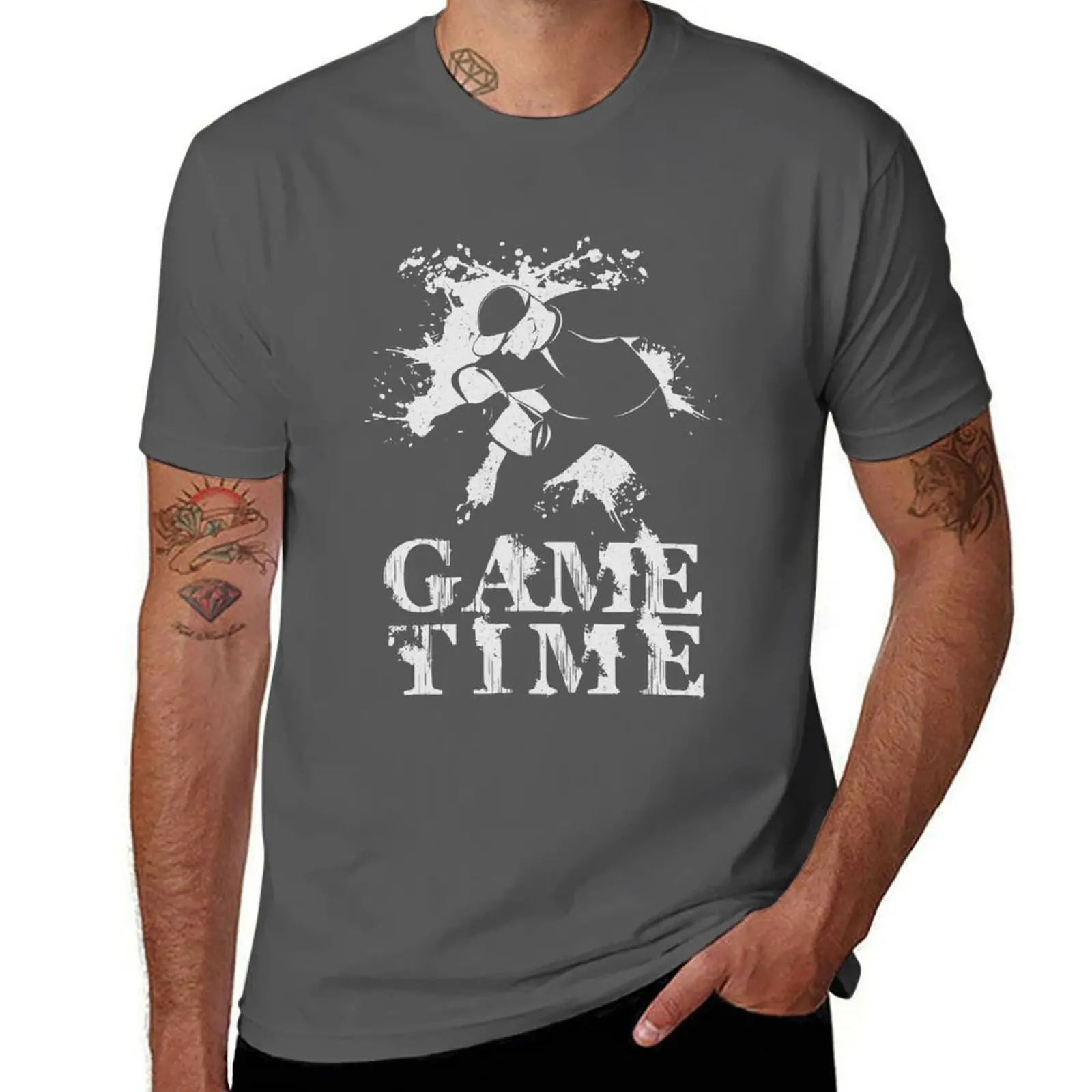 

-K9 Protection time Training Game T-Shirt Large Size Casual Tee Shirt