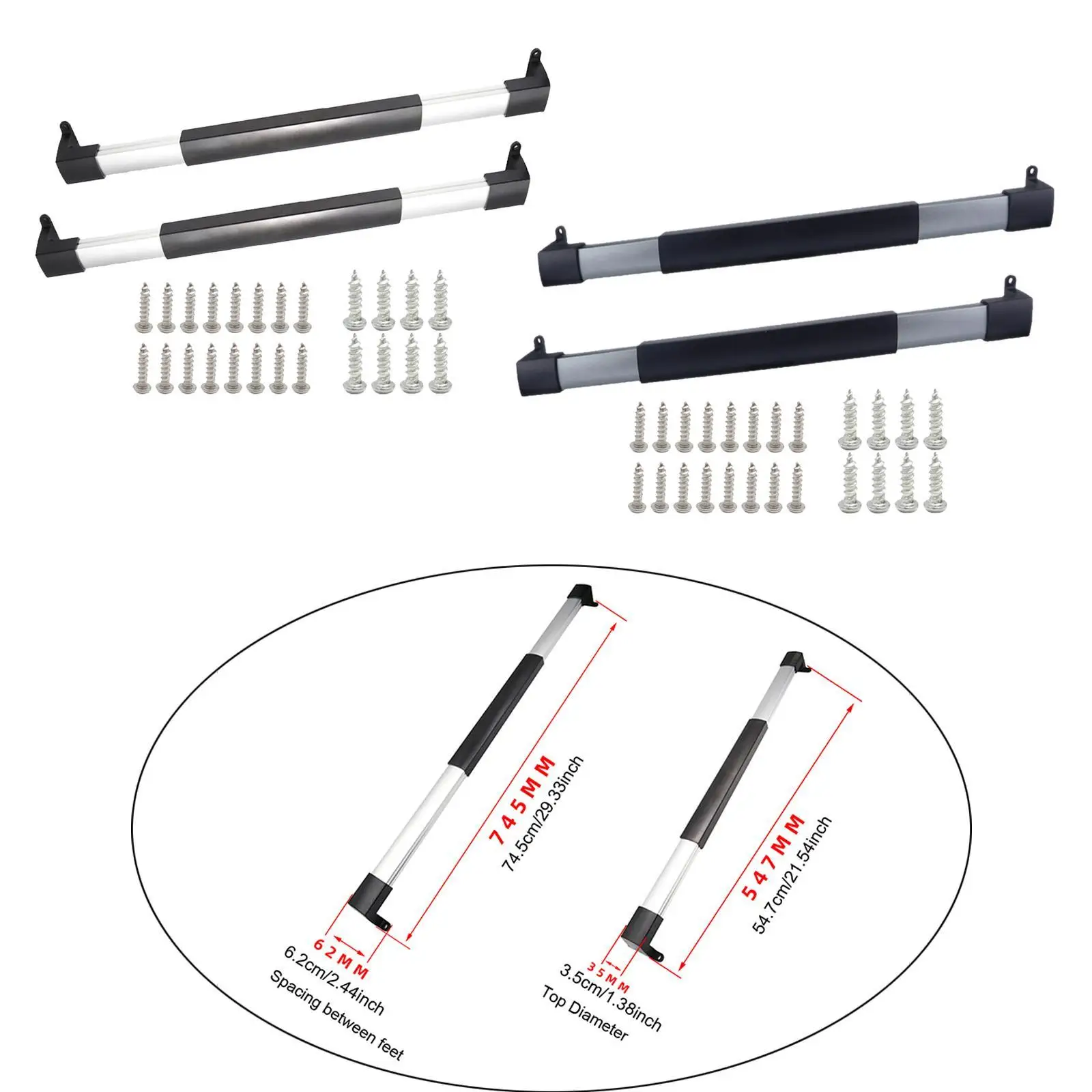 

Generic RV Screen Door Cross Bar Handle RV Screen Door Handle Grab Bar