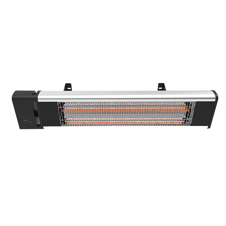 High Wall-Mounted Infrared Heater Carbon Fiber PTC Heating Element Remote Controlled 2000W Smart Control Waterproof Tip-Over