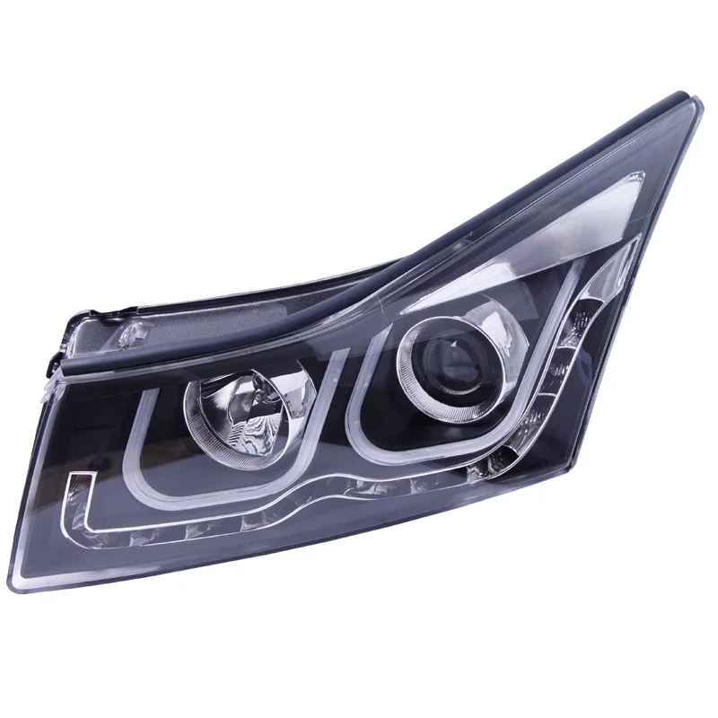 for Cruze LED U Style Angel Eyes Head Light 2009-2013 Year