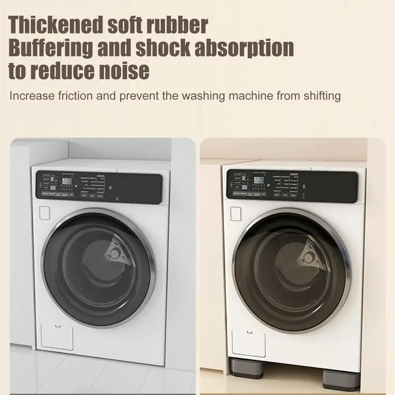 

4 шт. антивибрационные накладки, слипстоп, бесшумные универсальные демпферы для стиральной машины, холодильника, антивибрационная накладка