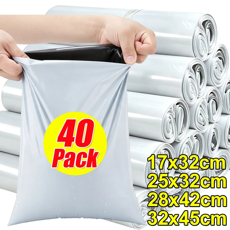 Self Seal Shipping Bags Portable Strong Adhesive Packing Mailing Envelopes Bag Waterproof Poly Mailers Organizer Packaging Bag