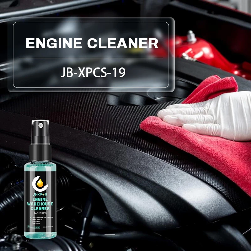 Plastic Restorer& Engine Bay Cleaner for Plastic Polish Gloss Black Shine and Engine Oil Dust Grease Remover JB XPCS 19&24