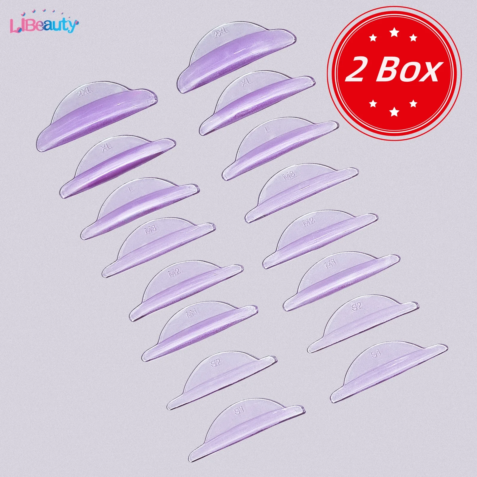 Wholesale 2 Sets Glue Free Silicone Eyelash Perm Rod Lash Lift Pads Lifting 3D Eyelash Curler Accessories Makeup And Beauty Tool