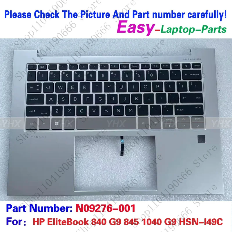 

Новые компоненты ноутбука для HP EliteBook 840 G9 845 1040 G9 HSN-I49C, упор для рук + клавиатура N09276-001.