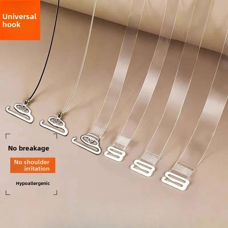 Transparent Invisible Strap Bra Strap Women's Underwear Shoulder Strap Fine Strap Bandeau Top Summer 2025 Fruit Brand