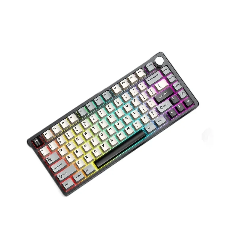 Imagem -06 - Alumínio Alloy Teclado Mecânico Bluetooth sem Fio Três Modo de Conexão Jogo Personalizado E-sports Laptop Periféricos R83cnc