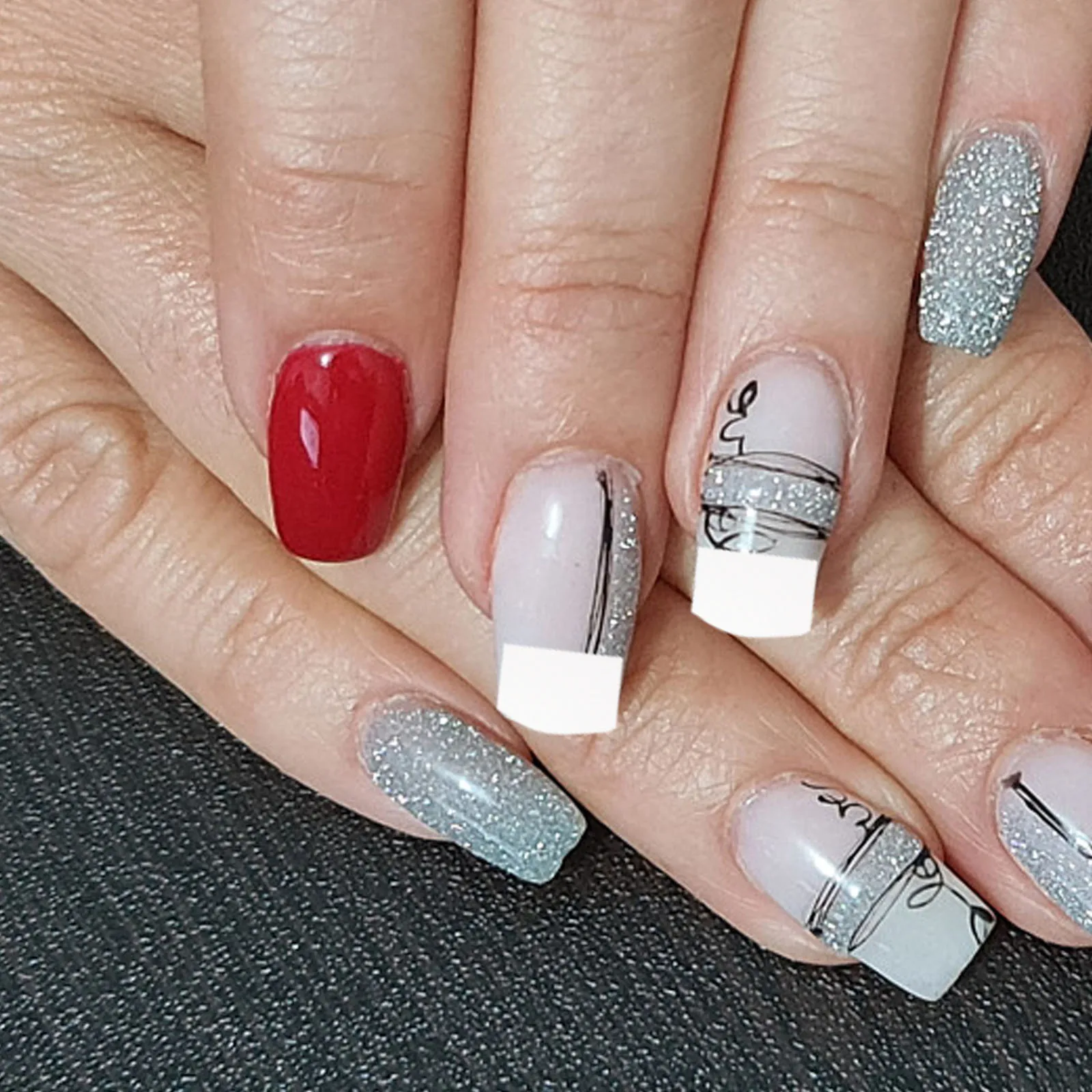 

18 Sheets French Manicure Guide Stickers Nail Art Tools Easy Use for Classic French Tip Design Nail Art Tools Stickers for Nails