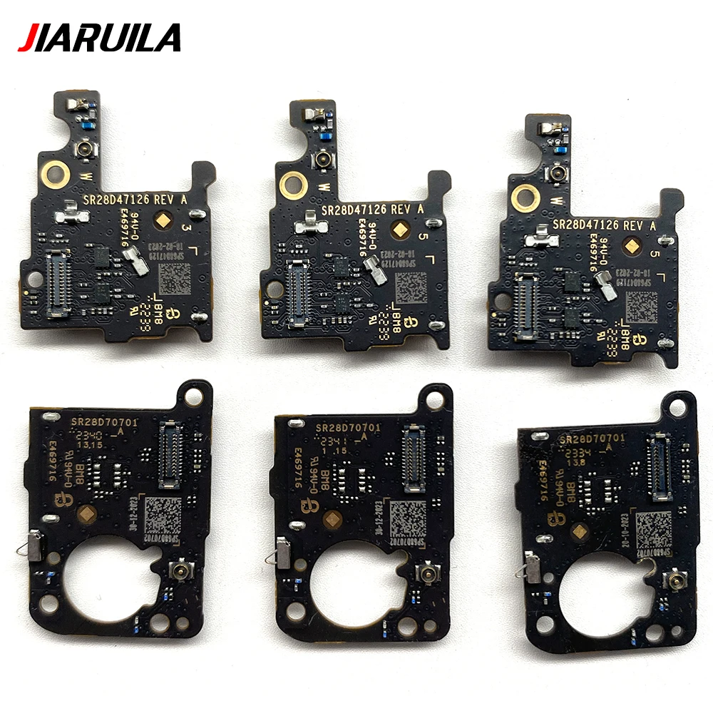 5 Pcs SIM Card Reader Board Flex Cable Slot For Moto Edge 40 / Moto Edge X30 Pro Sim Card Reader Replacement Repair Parts