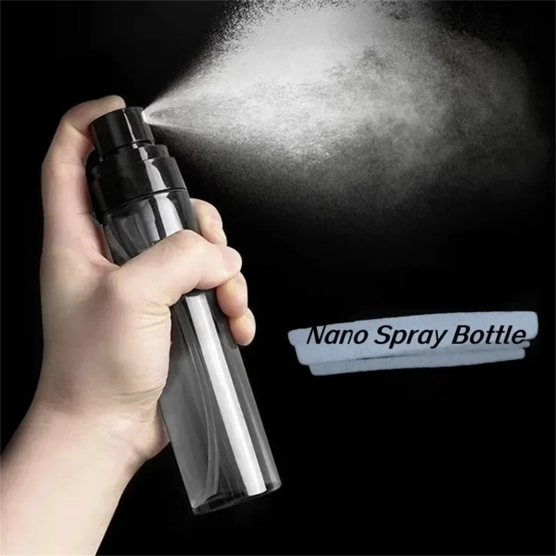 Travel Size Ultrafine Mist Spray Bottle Portable Refillable Trigger Sprayer for Skincare Alcohol Cleaning Face