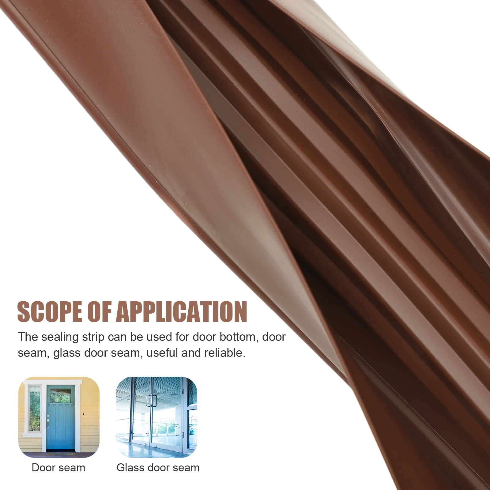 

Draft Stopper Windproof Strip for Door Bottom Noise Blocker Creative Seal Soundproofing Strip Multipurpose Draft Stopper