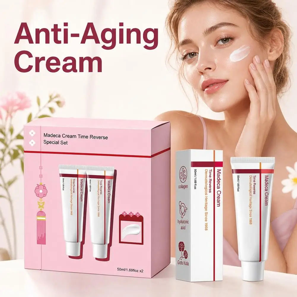 Madeca Cream Age-Reverse Set Deep Hydration & Soothing Centella Asiatica Moisturizer 24H Hydrating  Anti Aging Soothing Skincare