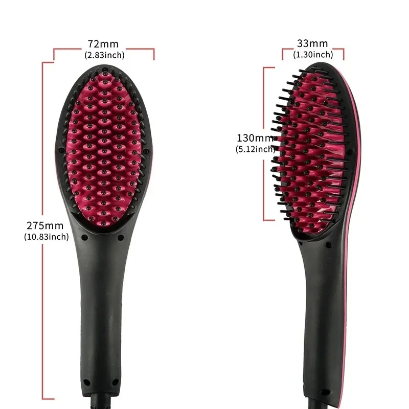 LED Display Hair Comb, Dry and Wet Dual-use Straight Hair Comb Adjustable Temperature  Electric Magic Comb Straightener