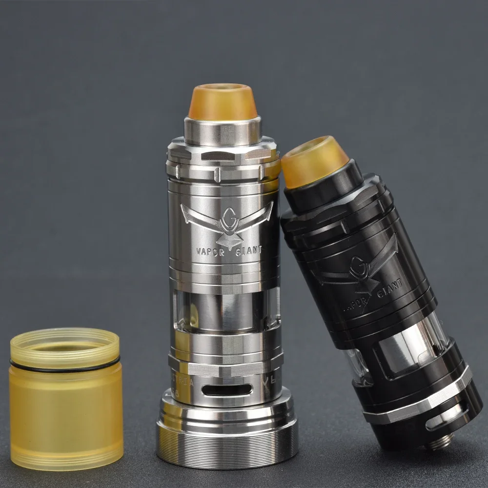 WOLFCOOLVAPE RTA Serbatoio Vapor Giant V6S 2020 Edition 23mm 5.5ml 7ml Sistema Topfill Flusso d'aria regolabile Atomizzatore a bobina singola