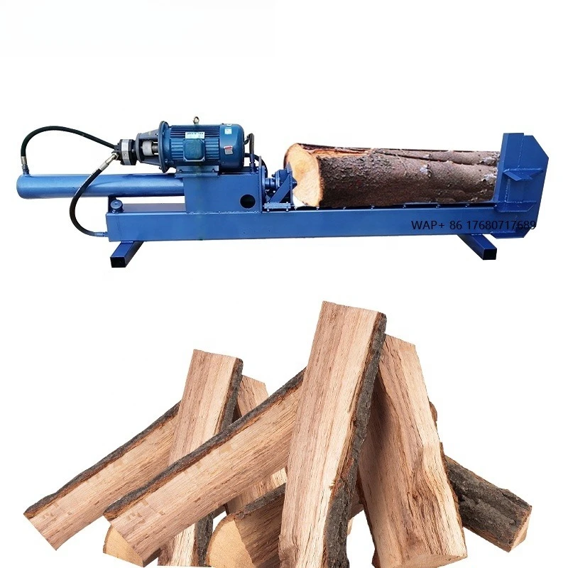 Weiwei Electric Log Splitter Horizontal  10-20t Wood Splitting Machine for Wood Mill Price