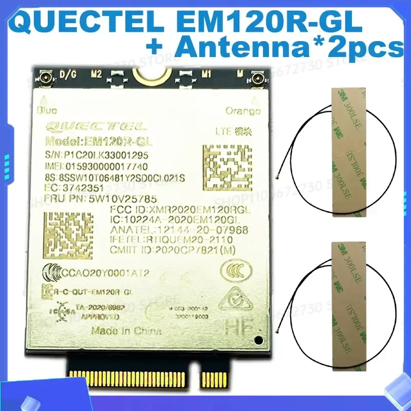 for ZZ EM120R GL Cat12 4G WWAN Module Replacement Part 5W10V25813 for ThinkPad Gen2 Models Internal Notebook Adapter