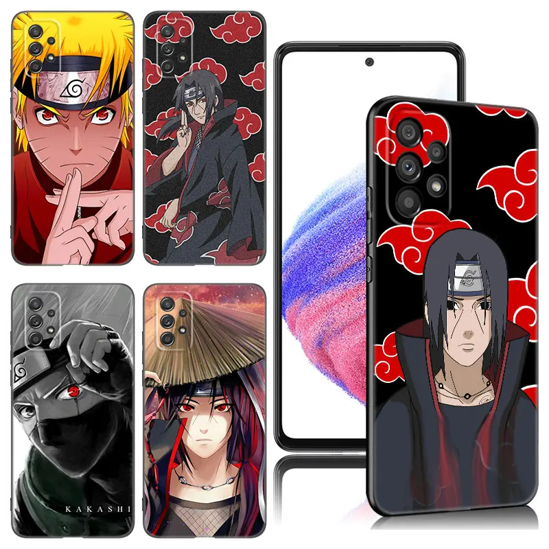 Cool N-Narutos Anime Phone Case For Samsung A13 A15 A22 A24 A32 4G A33 A34 A35 A52S A53 A54 A55 A73 5G A12 A14 A23 A51 A72