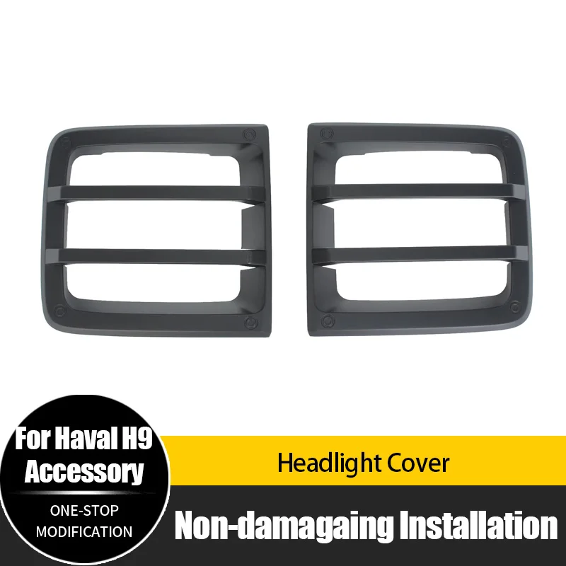 

For Haval H9 Light Cover Kits Fog Light Cover Headlight Cover 2025 New Design Accessories