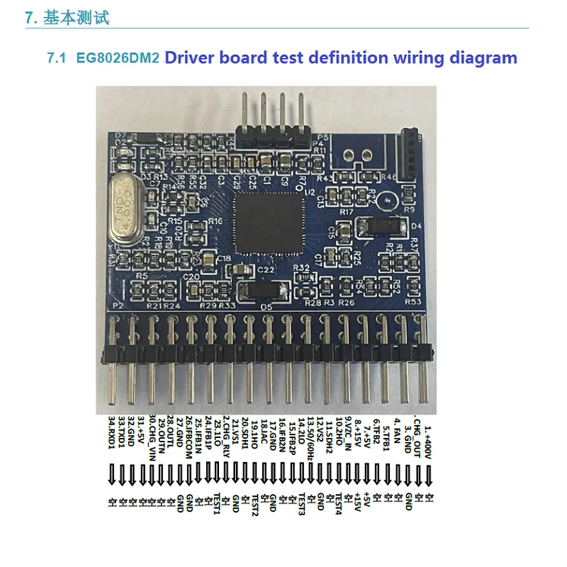 EG8026DM2 Bidirectional Inverter, Dedicated Chip Test Board J