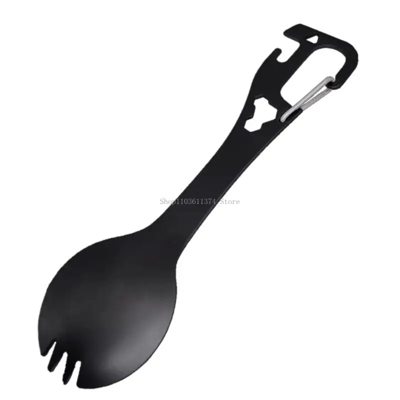

Camping Utensil with Spoon Fork Bottle Opener Multifunctional Camping Utensils