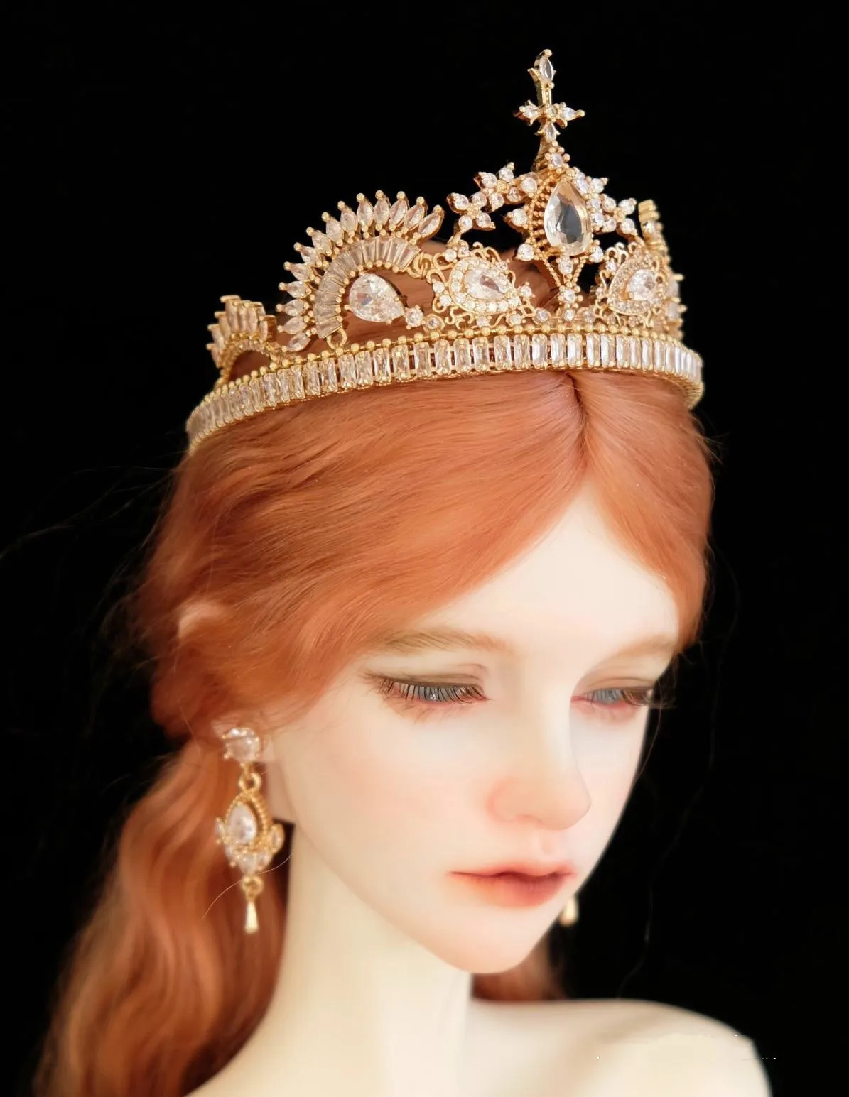 

Custom BJD Crown Jewelry Zircon Crown 1 Piece