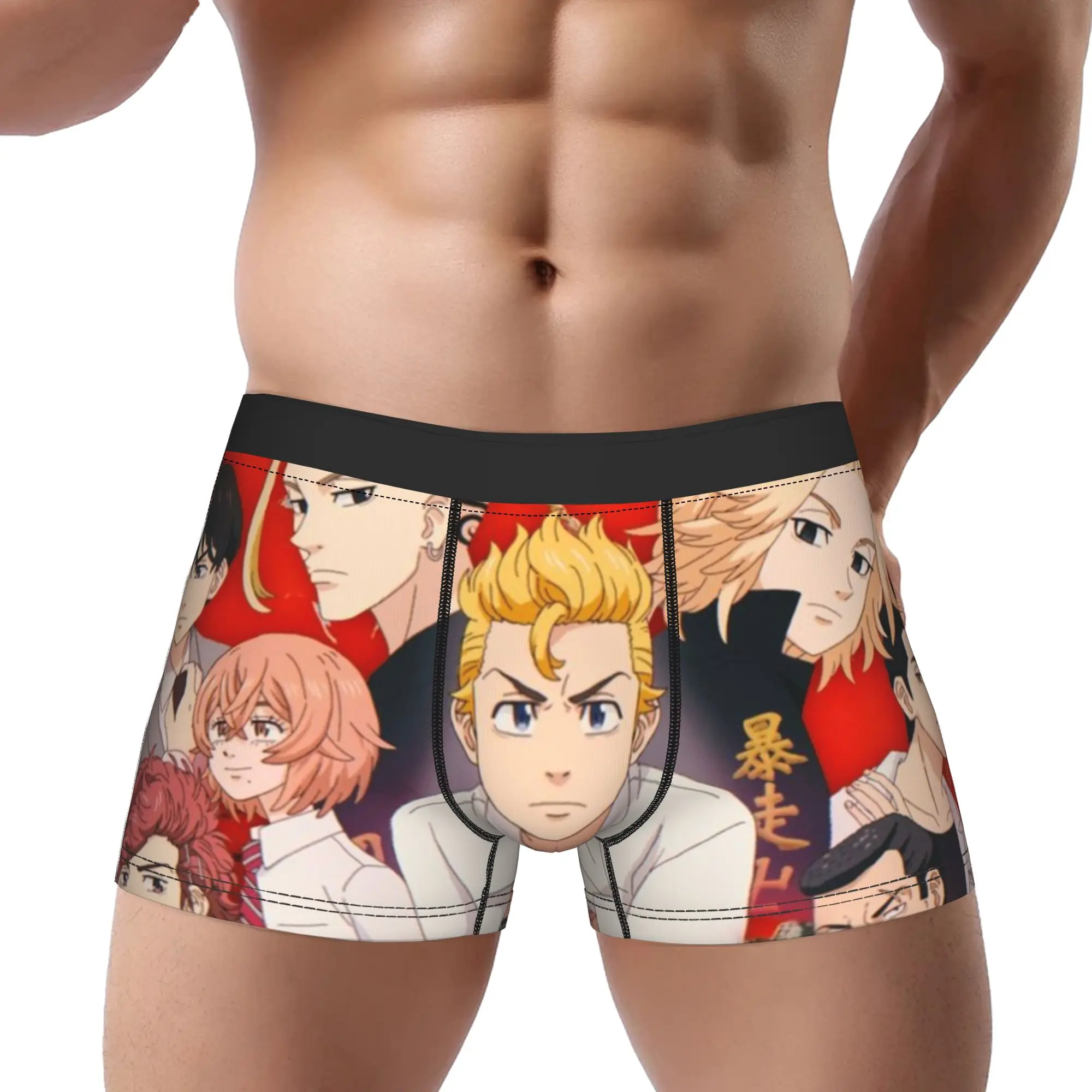 

Tokyo Revengers Underpants Breathbale Panties Men's Underwear Tokyo Revengers Comfortable Shorts Boxer Briefs