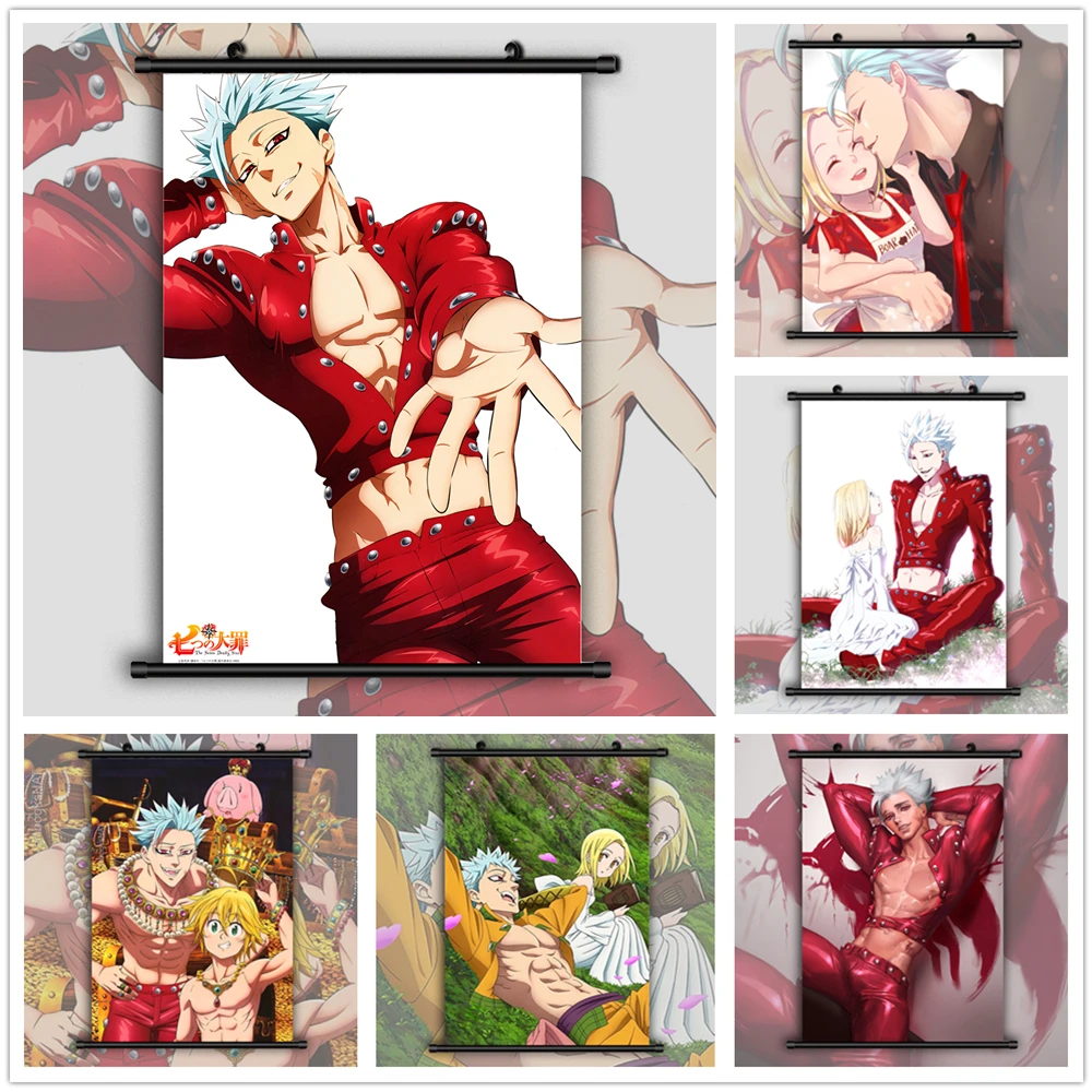 Sins Nanatsu No Taizai Ban X Elaine Anime Manga Posters Prints Canvas Painting Wall Art Home Decoration The Seven Deadly Picture